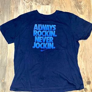 XXL Blue Nike Short Sleeve Althletic T-Shirt; No Tags, but Never Worn